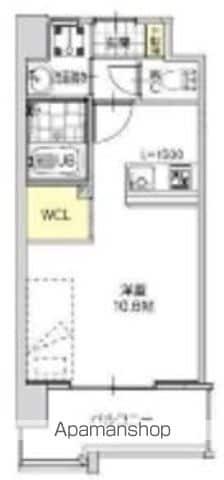 ERGHA二日市(ワンルーム/8階)の間取り写真