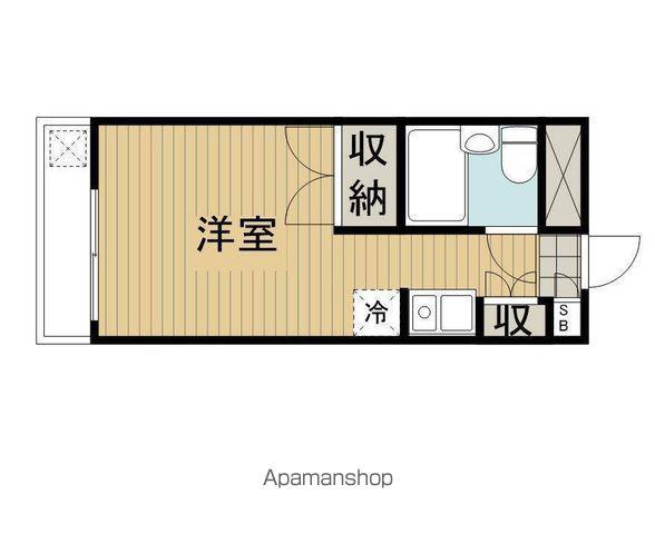 プラティーク荻窪(ワンルーム/3階)の間取り写真