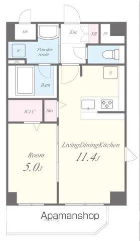 PLAISIR CAMPHRIER(1LDK/4階)の間取り写真