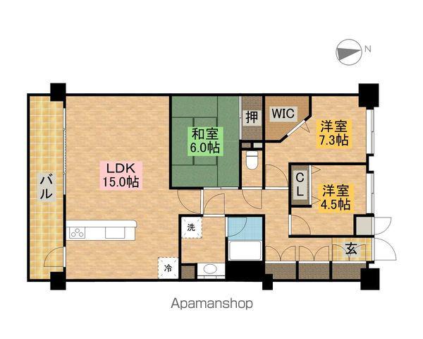 コアマンション和白丘ネクステージA棟(3LDK/4階)の間取り写真