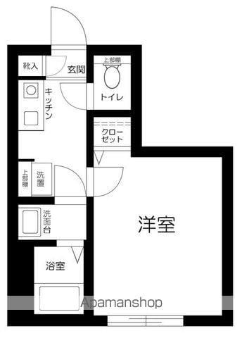 クレシア青戸(1K/1階)の間取り写真