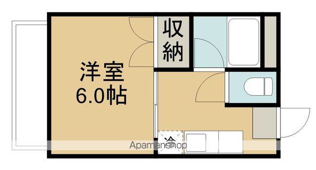 セリタコーポ(1K/1階)の間取り写真