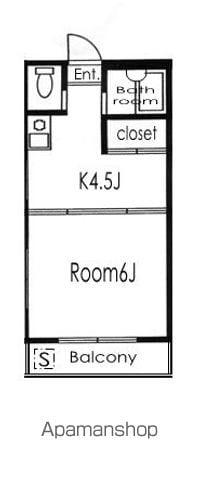 光生ハイツ(1DK/1階)の間取り写真