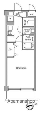 レジディア本郷菊坂プレイス(1K/3階)の間取り写真