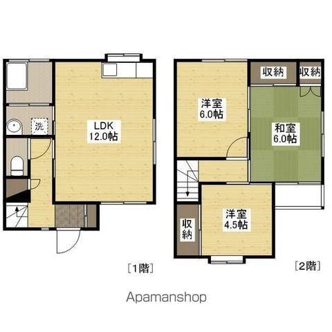 小見山棟割(3LDK)の間取り写真