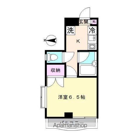 野本ビル(1K/3階)の間取り写真