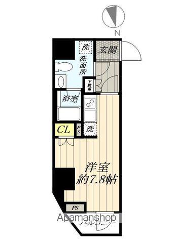 GENOVIA三郷駅前(ワンルーム/9階)の間取り写真