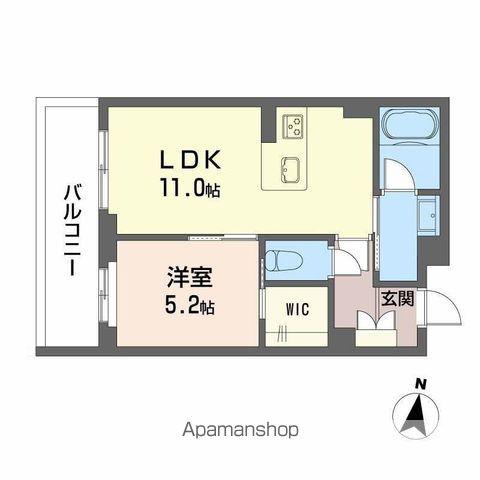 シャーメゾン神宮参道(1LDK/3階)の間取り写真