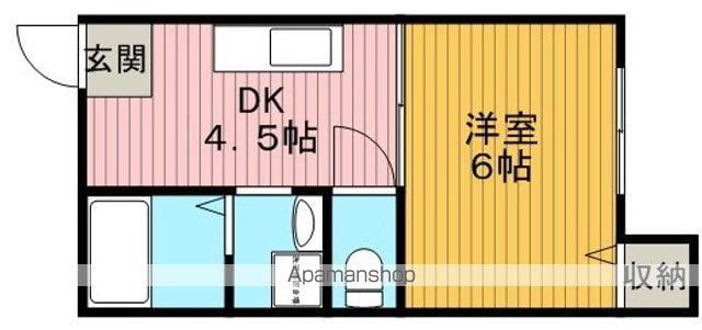 ヴィラ春日(1DK/1階)の間取り写真