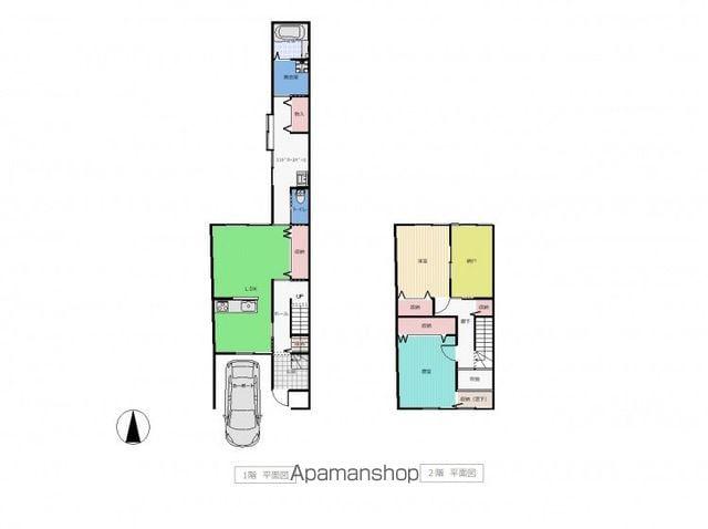 北陸本線 敦賀駅 徒歩27分 2階建 築54年(2LDK)の間取り写真