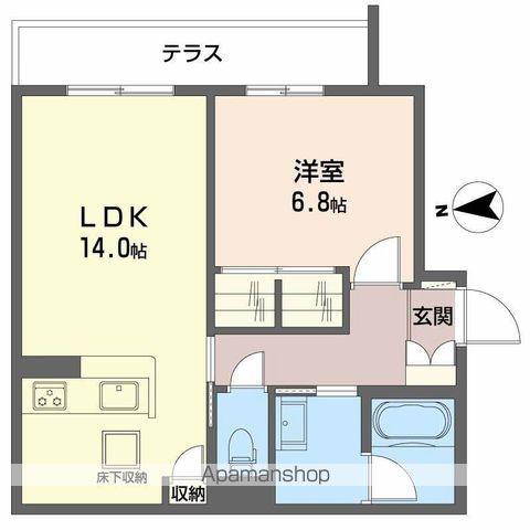 シャーメゾン ヴェルーラ(1LDK/1階)の間取り写真