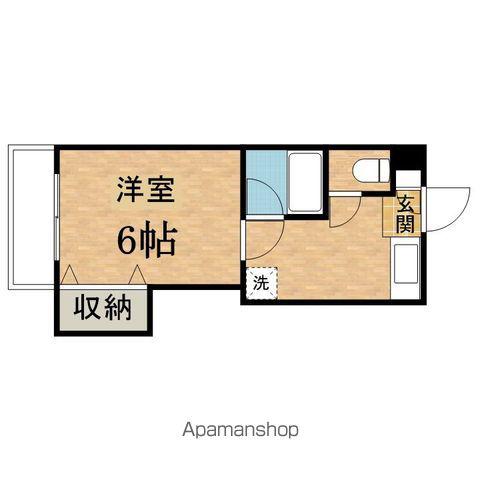 ブリックアーバー(1K/1階)の間取り写真