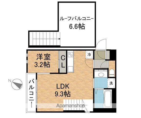 GRANDTIC HALE東照宮(1LDK/2階)の間取り写真