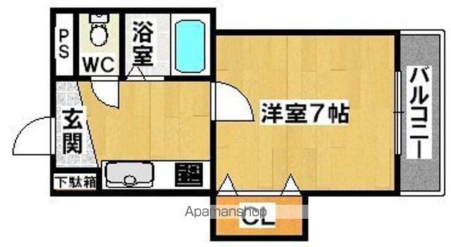 ロイヤル蔵前(1K/3階)の間取り写真