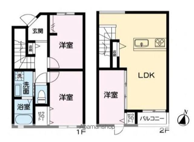 ル・ソレイユ(3LDK)の間取り写真