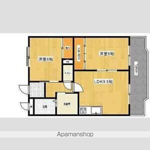 クワルト・ボン・T(2LDK/2階)の間取り写真