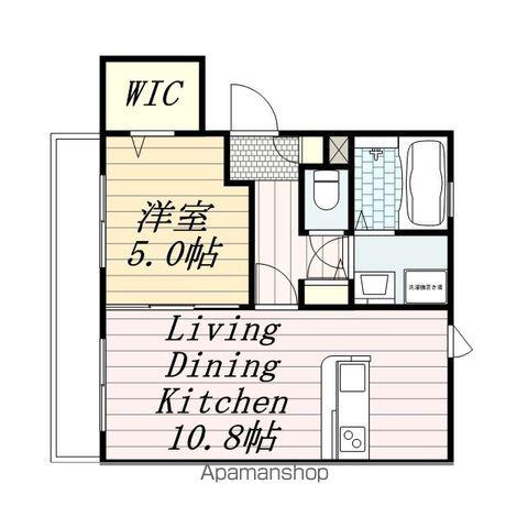 ウェルデンス幕張(1LDK/3階)の間取り写真