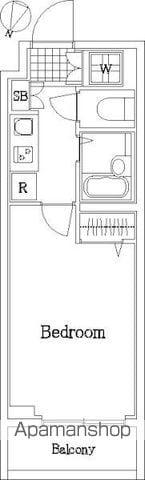 スカイコート練馬平和台(1K/2階)の間取り写真