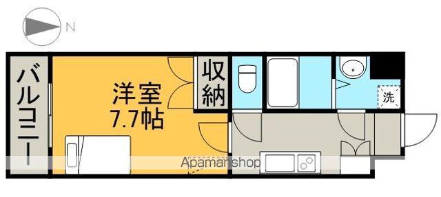 アマーレ葵(1K/7階)の間取り写真