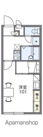 レオパレスコンフォール297(1K/2階)の間取り写真