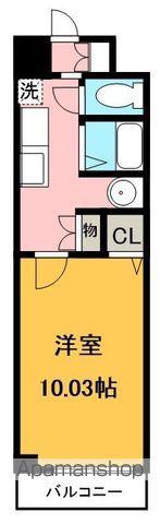 ロフティー39(1K/6階)の間取り写真