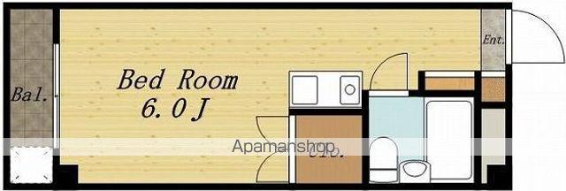 エトワール三鷹第3(ワンルーム/2階)の間取り写真