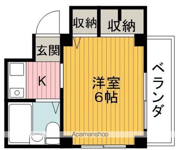 カーサ空港(1K/3階)の間取り写真