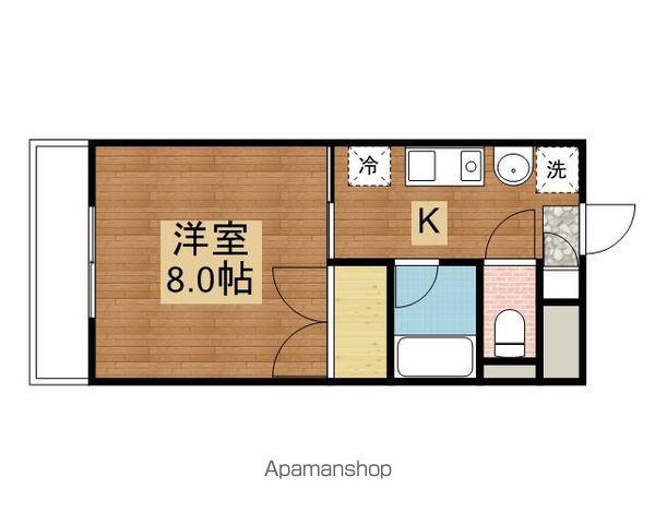 メゾンドソレーユ(1K/3階)の間取り写真