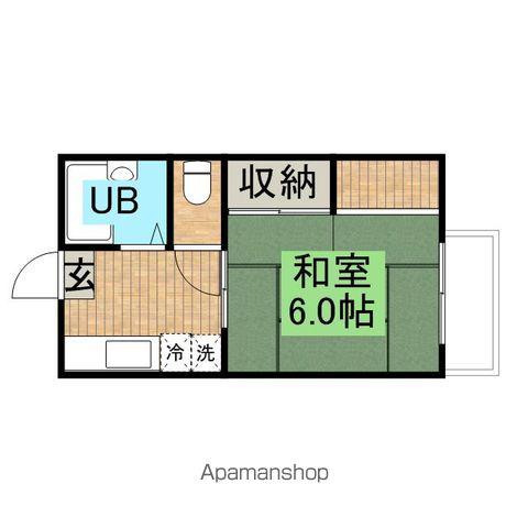 サンハイツKOTOH(ワンルーム/2階)の間取り写真