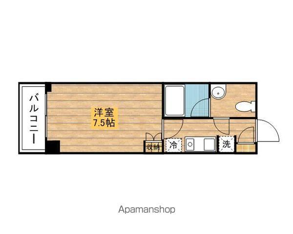 MFPRコート木場公園(1K/12階)の間取り写真