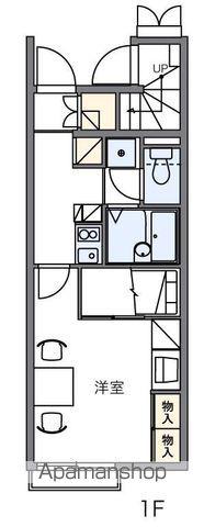 レオパレス春風(1K/1階)の間取り写真
