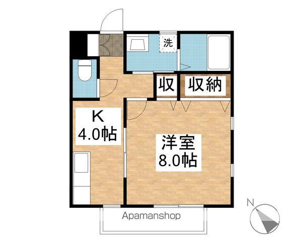 プリマヴェーラ(1K/1階)の間取り写真