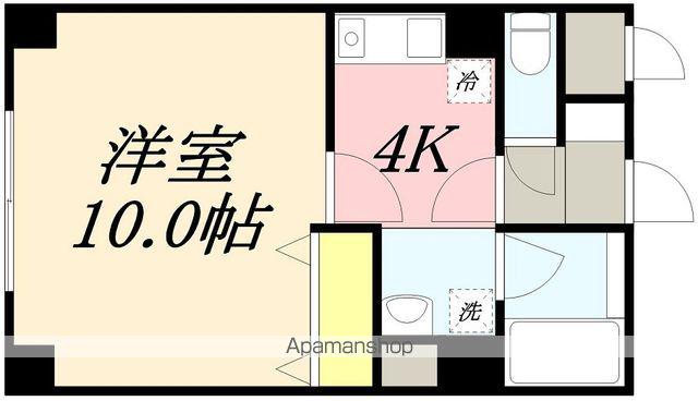TOKU TORASUTO Ⅵ(1K/1階)の間取り写真