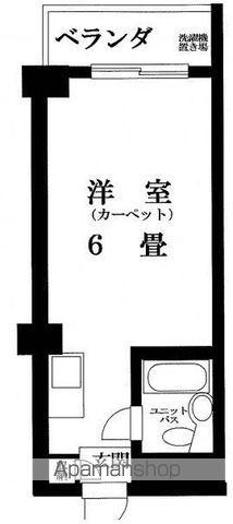 カルム本郷(ワンルーム/3階)の間取り写真