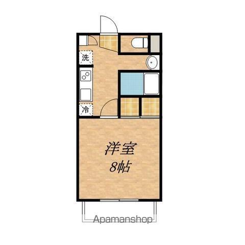 グレープ木下(1K/2階)の間取り写真