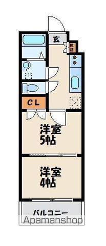 NO87 MARIAGE STATION マリアージュステーション(2K/14階)の間取り写真