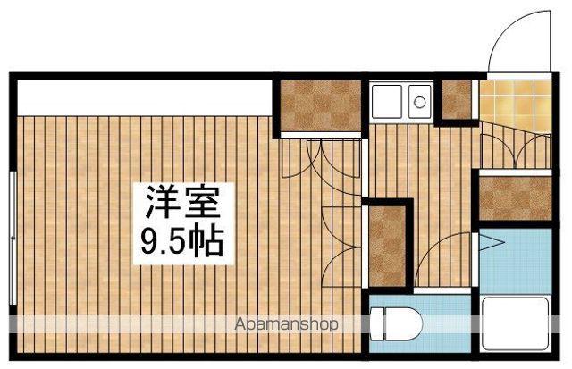 ホライズン(1K/2階)の間取り写真