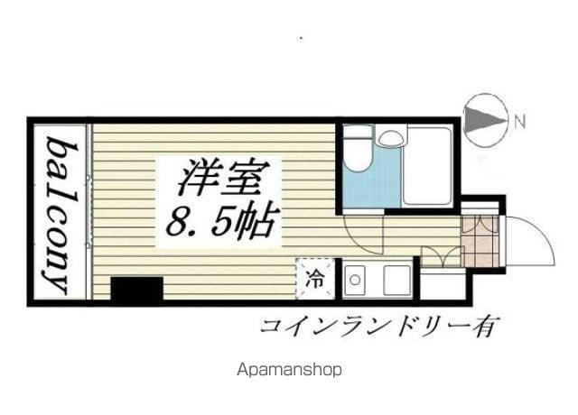 ラ・レジダンス・ド・シャトレーヌ(ワンルーム/3階)の間取り写真