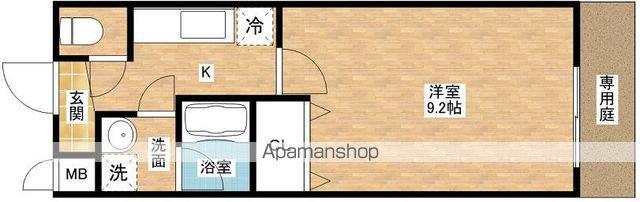 南海電鉄南海本線 忠岡駅 徒歩7分 2階建 築17年(1K/1階)の間取り写真
