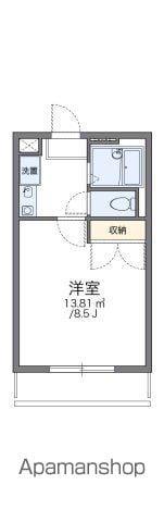 レオパレス関屋(1K/3階)の間取り写真