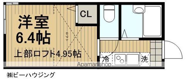 ラ・リューヌ・マツダ(1K/1階)の間取り写真