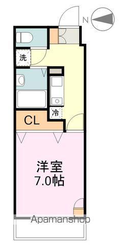 リバーシティ上杉(1K/9階)の間取り写真