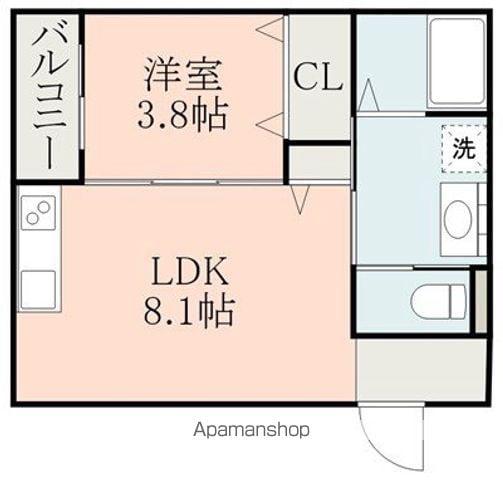 GRAND CRU CLASSE大津(1LDK/1階)の間取り写真