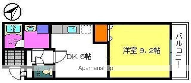 フジパレス貝塚半田Ⅱ番館(1DK/2階)の間取り写真