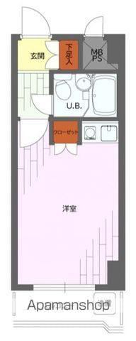 ライオンズガーデン新宿(ワンルーム/1階)の間取り写真