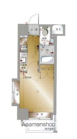 ダイナコートエスタディオ大濠公園(1K/4階)の間取り写真