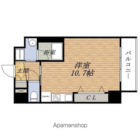DOLCE VITA SHIN-OSAKA(ワンルーム/6階)の間取り写真
