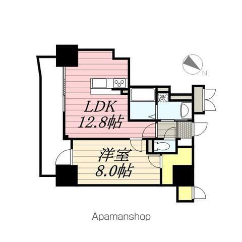 果樹園ST(1LDK/6階)の間取り写真