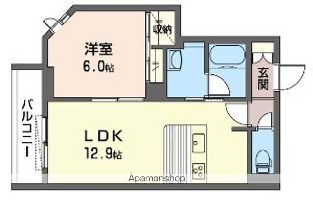 ルミエール戸塚(1LDK/1階)の間取り写真