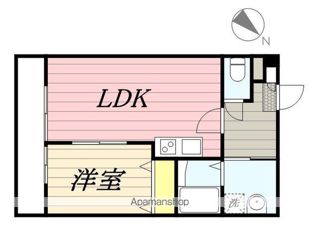 ヴィレッタ伊万里駅前Ⅲ(1LDK/2階)の間取り写真